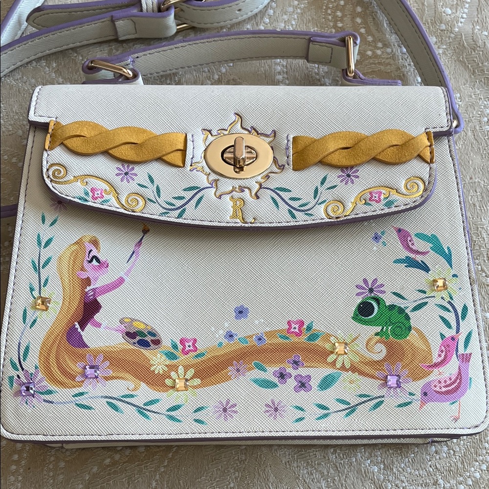 Disney Danielle Nicole Tangled Rapunzel Crossbody… - image 1